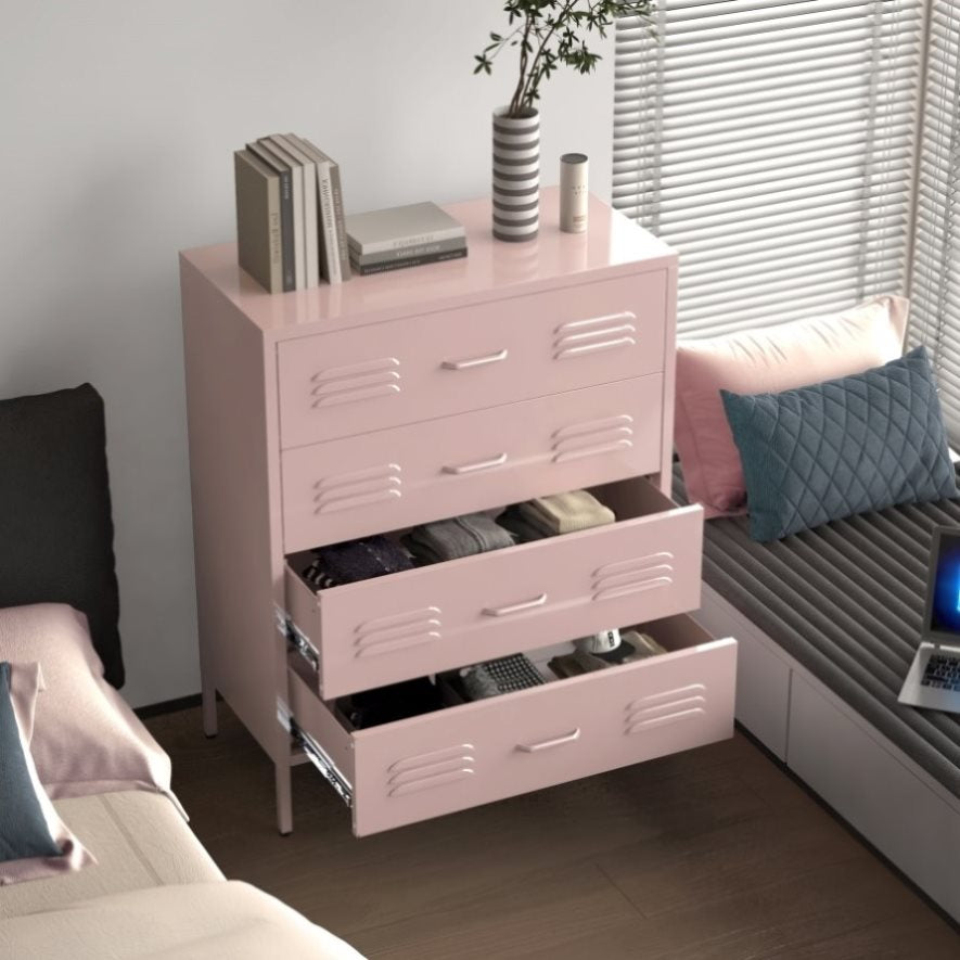 ZNTS Four-layer chest of drawers, locker steel rust proof, suitable for bedroom, corridor, porch 25830484
