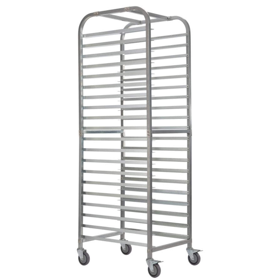 ZNTS Commercial-Grade 20-Tier Sheet Pan Rack, Galvanized Iron Bakery Rack, Super Capacity Bread Rack with W2181P165794