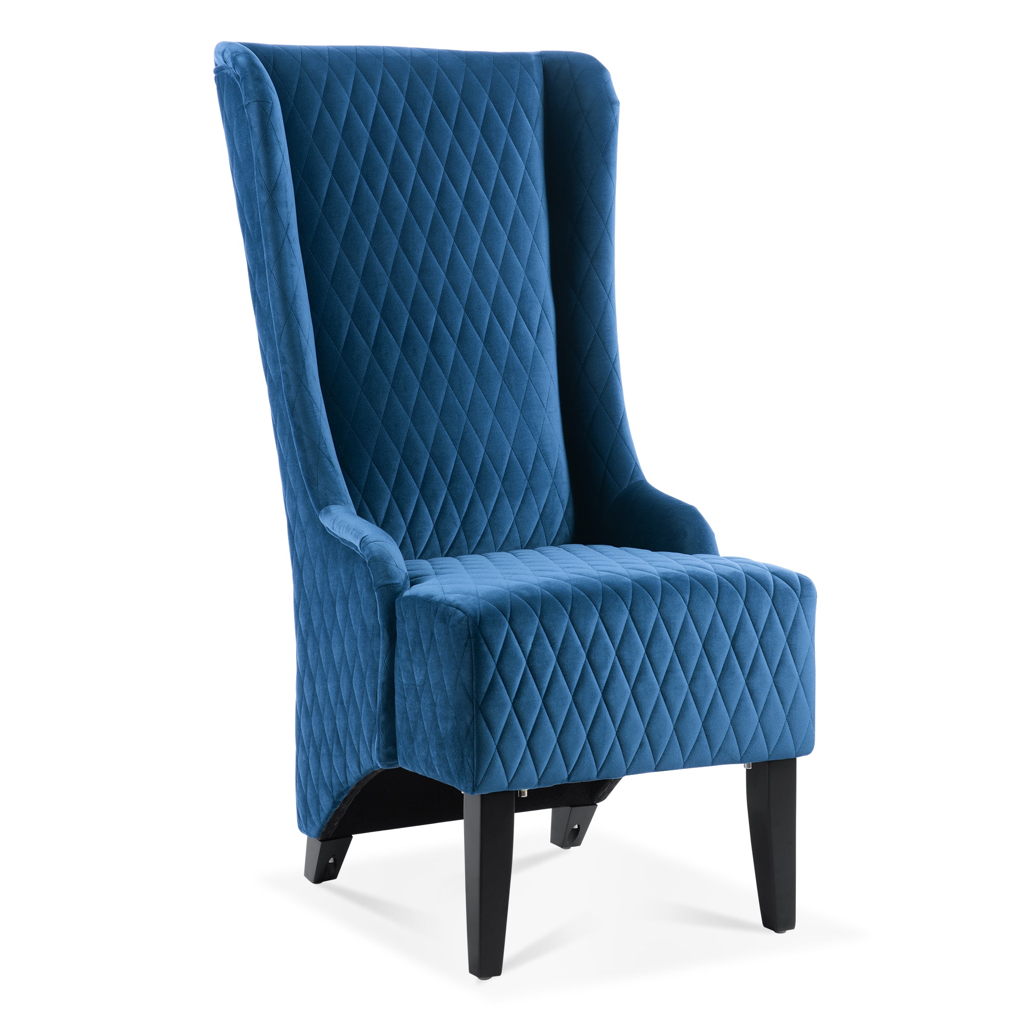 ZNTS 23.03'Wide High-Back Velvet Accent Chair, Comfy High Wingback Chair, Living Room Chair with Soft W68057081