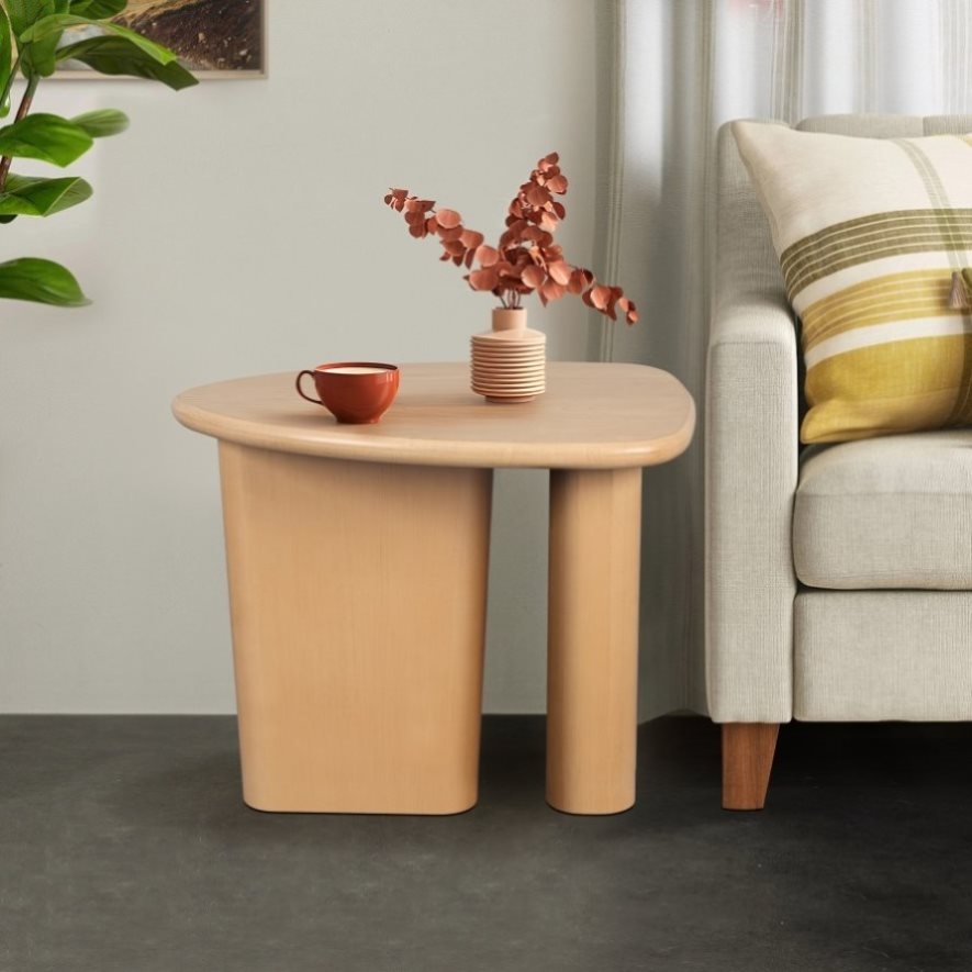 ZNTS Tapered Tabletop Side Table W1445P153032