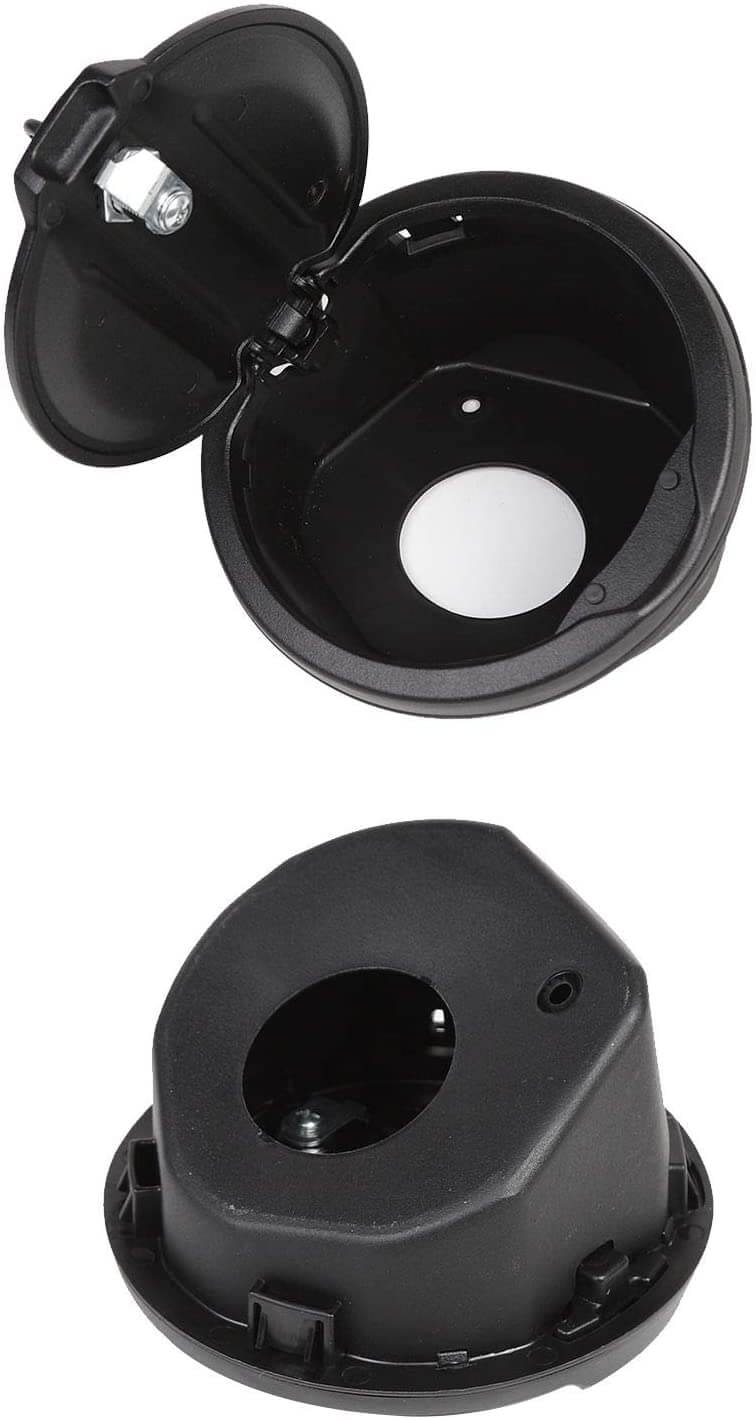 RT-TCZ For Jeep JL Gas Cap Cover, Locking Fuel Door for 2018-2020 Jeep Wrangler JL & Unlimited Sport Rubicon Sahara 2-Door 4-Door