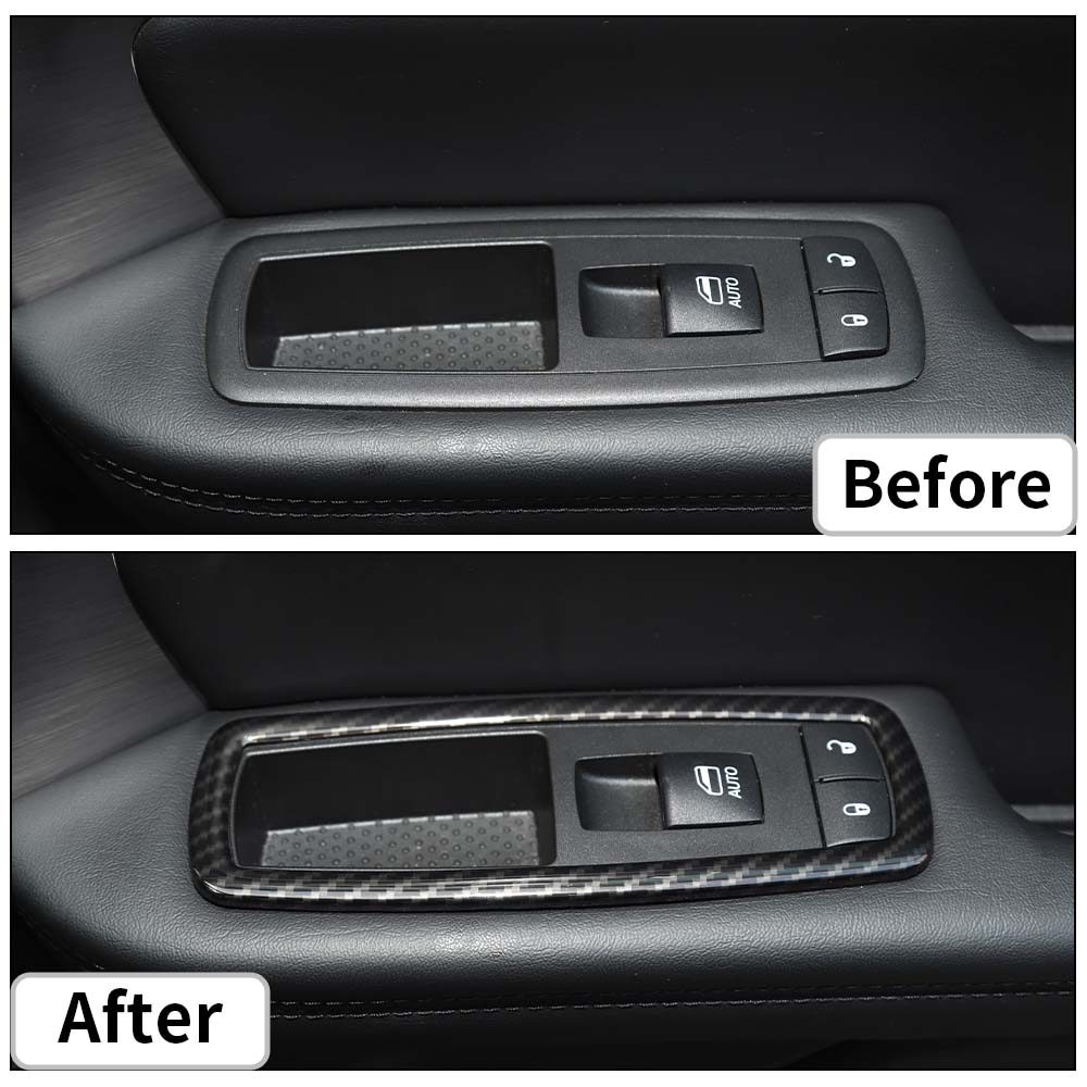 RT-TCZ Interior Door Window Switch Cover Trim For Jeep Grand Cherokee 11+ &compass 14+