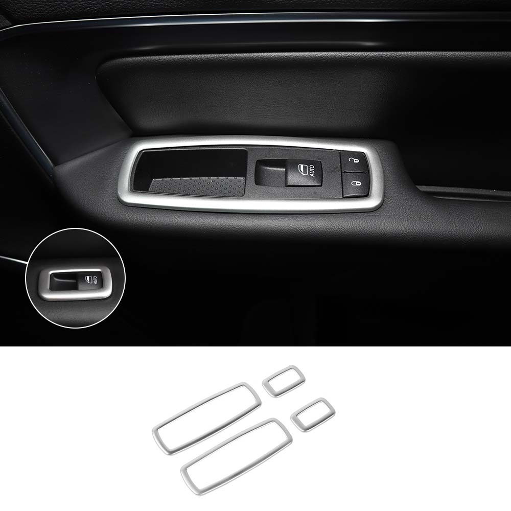 RT-TCZ Interior Door Window Switch Cover Trim For Jeep Grand Cherokee 11+ &compass 14+