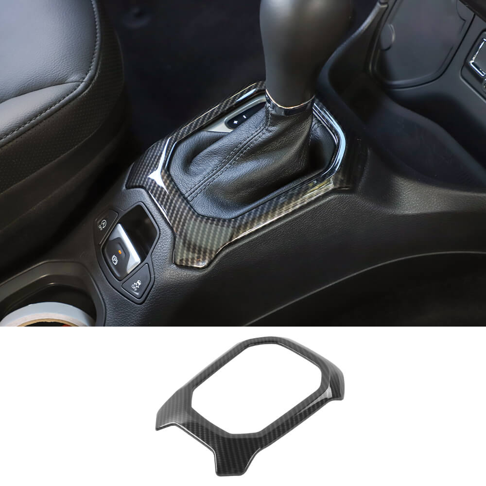 RT-TCZ Inner Central Gear Shift Panel Trim Cover Decor Frame for Jeep Renegade 2016+
