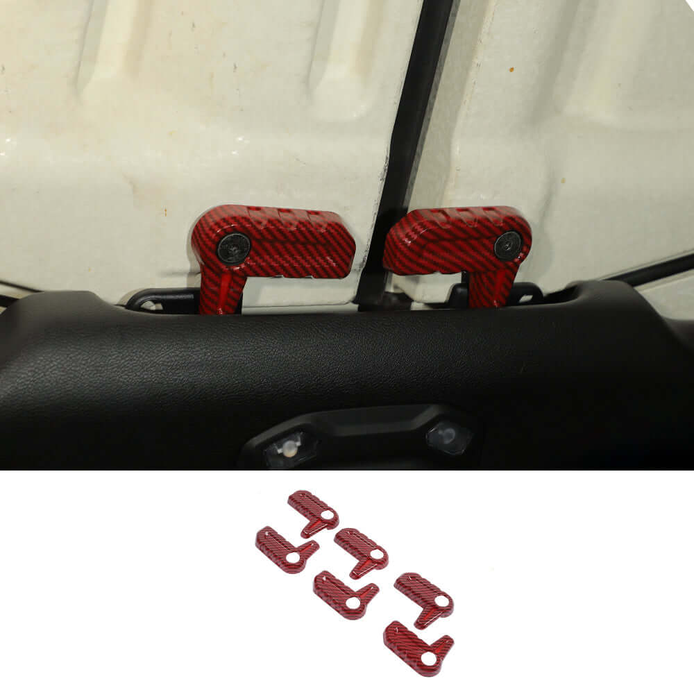 RT-TCZ 6 x Hardtop Release Switch Cover Car Roof Remove Trim for Jeep Wrangler JL 2018+