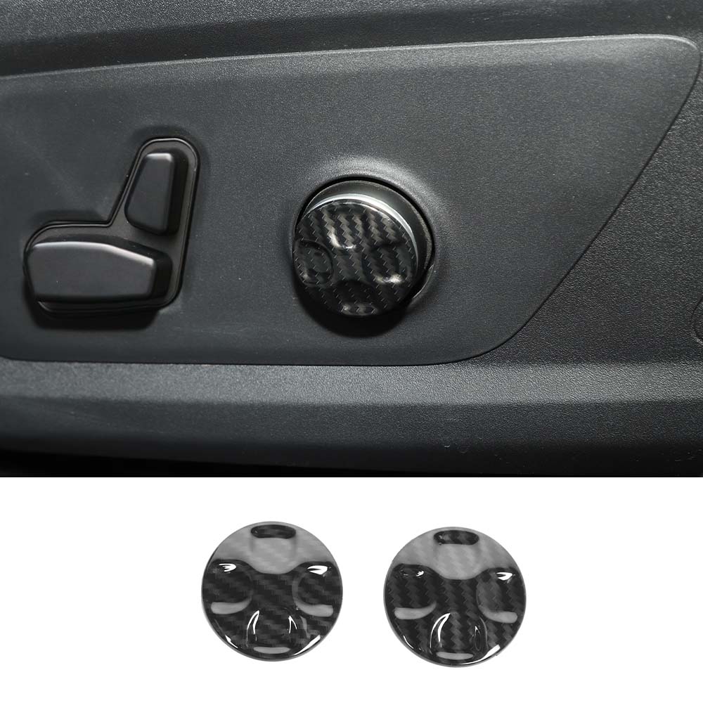 RT-TCZ Seat Lumbar Support Adjust Button Cover Trim for Jeep Grand Cherokee 11+