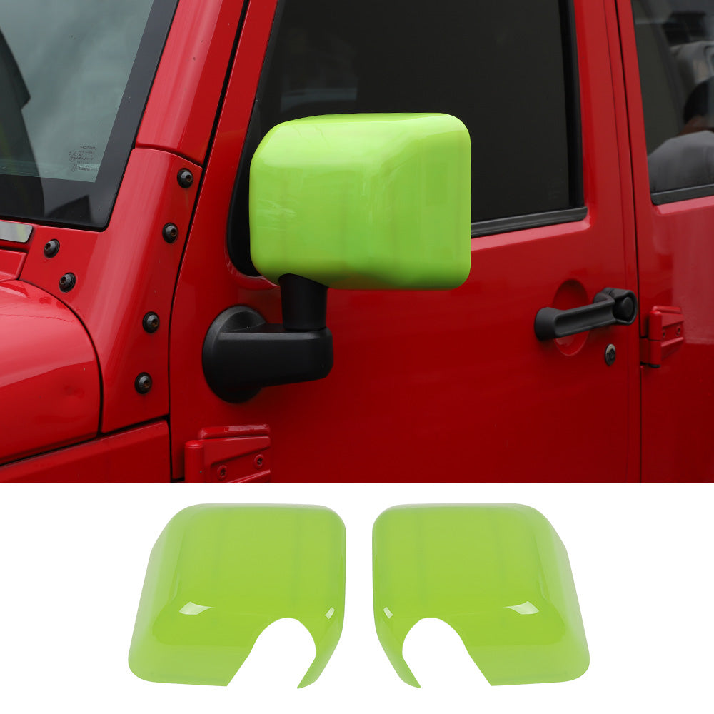 RT-TCZ Side Rear View Mirror Cover Trim Frame for Jeep Wrangler JK JKU 2007-2017 Exterior Accessories