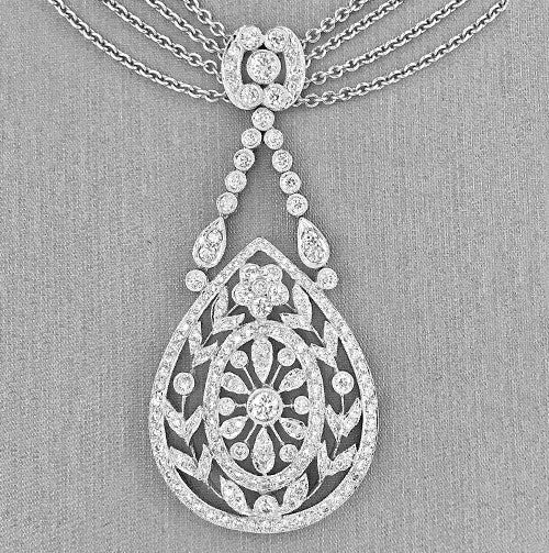 White Gold Diamond Necklace