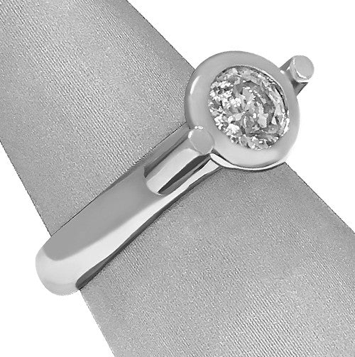 Bezel Set Diamond Ring