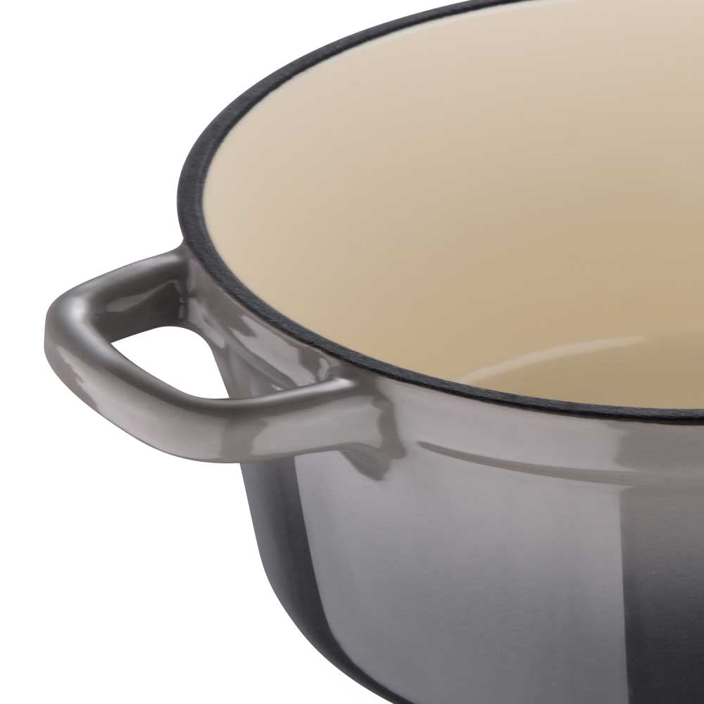 Legacy by MasterPRO - 2 Qt Legacy Enamel Cast Iron Dutch Oven, Fog