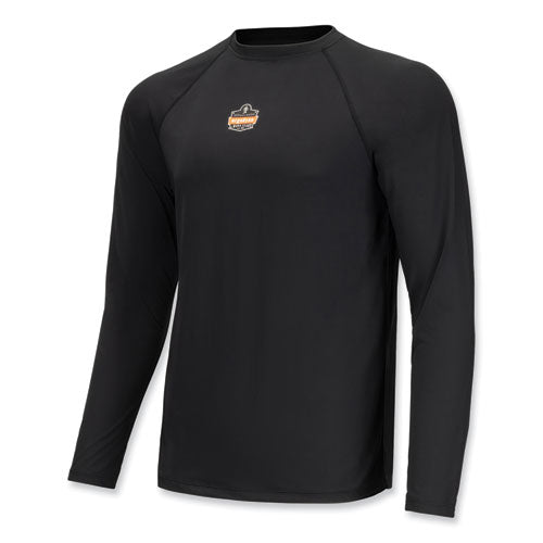 Ergodyne N-ferno 6436 Long Sleeve Lightweight Base Layer Shirt Medium Black