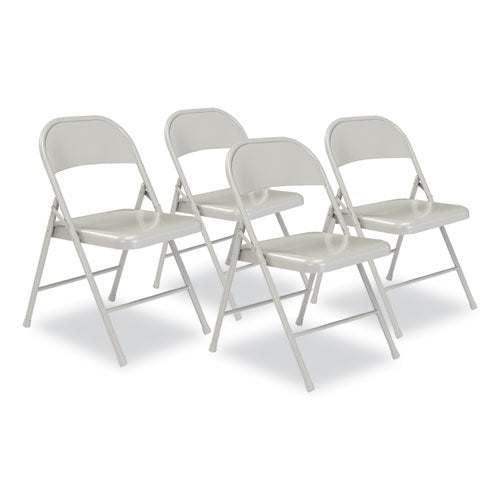 BASICS By NPS 900 Series All-steel Folding Chair Supports 250 Lb 17.75