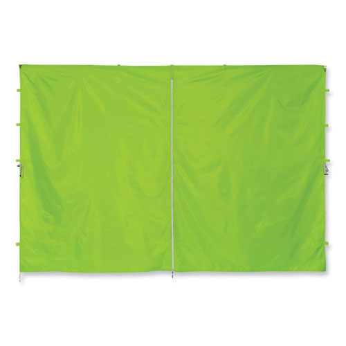 Ergodyne Shax 6096 Pop-up Tent Sidewall With Zipper Single Skin 10 Ftx10 Ft Polyester Lime
