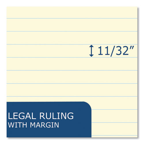 Roaring Spring Enviroshades Legal Notepads 50 Assorted 5x8 Sheets 72 Notepads/Case