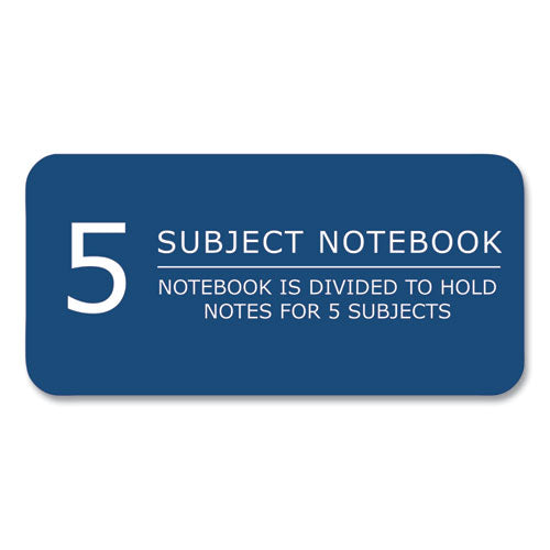 Roaring Spring Genesis Notebook 5-subject Medium/college Rule Randomly Asst Cover Color (200) 11x9 Sheets 12/ct Ships In 4-6 Bus Days