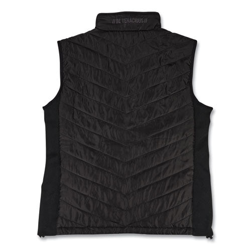 Ergodyne N-ferno 6495 Rechargeable Heated Vest With Battery Power Bank Fleece/polyester 4x-large Black
