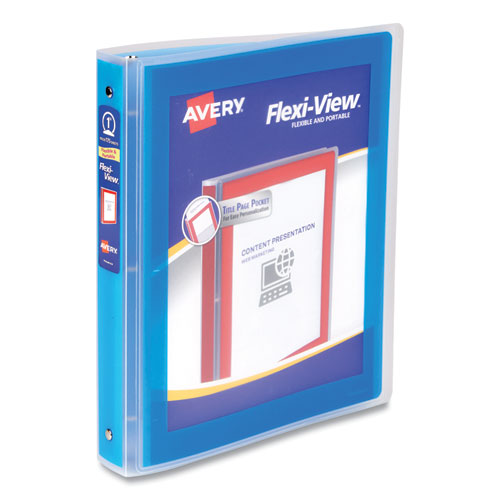 Avery Flexi-view Binder With Round Rings 3 Rings 1
