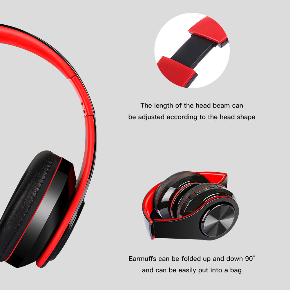 Wireless Bluetooth Headphone V5.0 Folding Headset