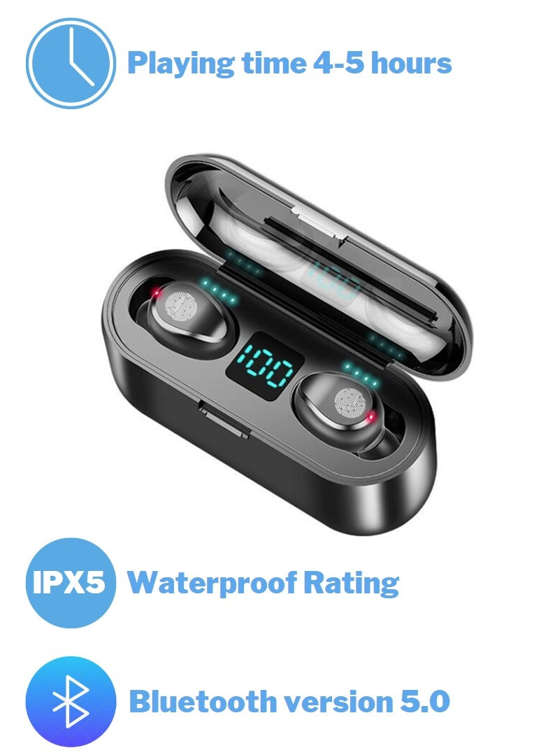 Waterproof Sports Bluetooth Wireless Headphones