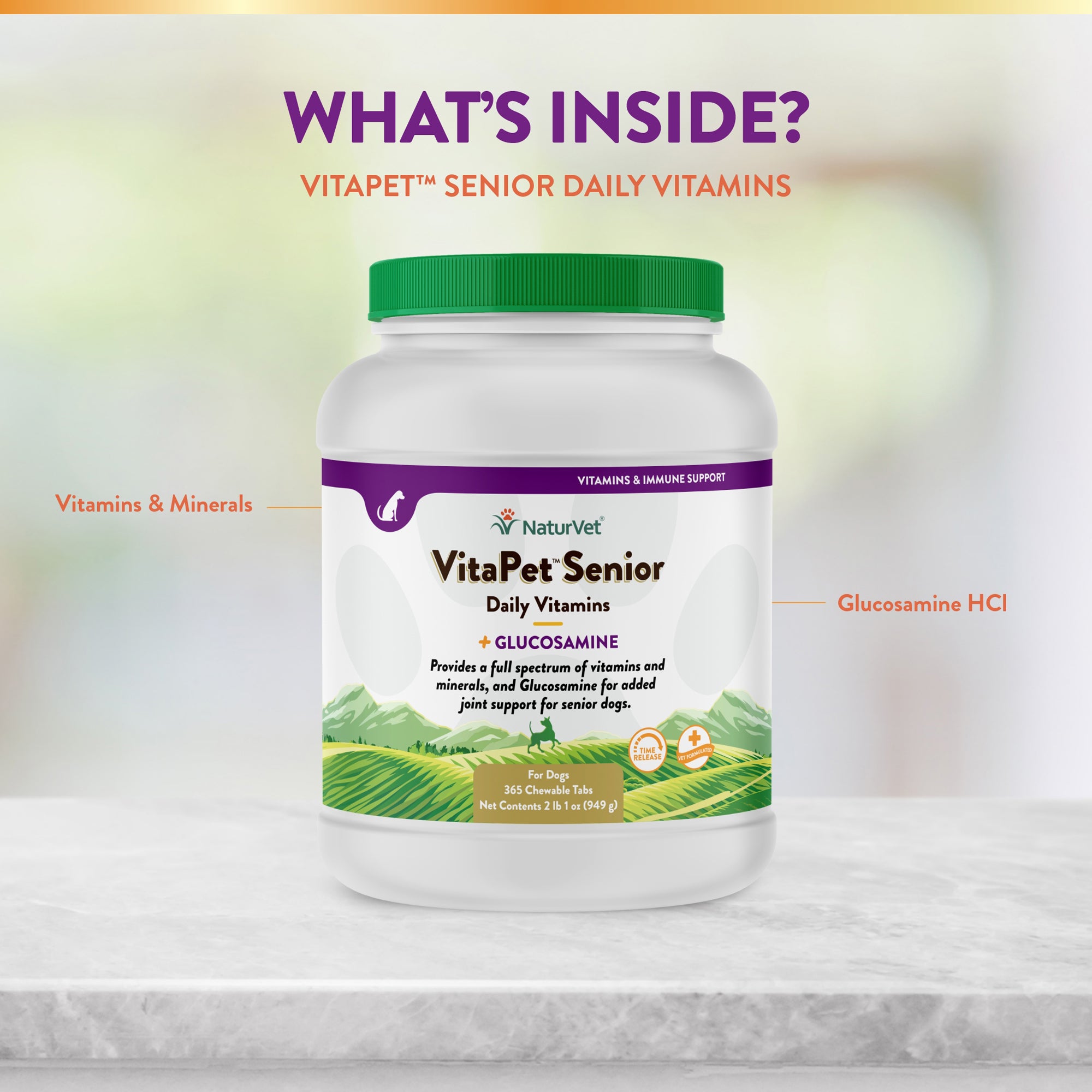 VitaPet? Senior Daily Vitamins Chewable Tablets