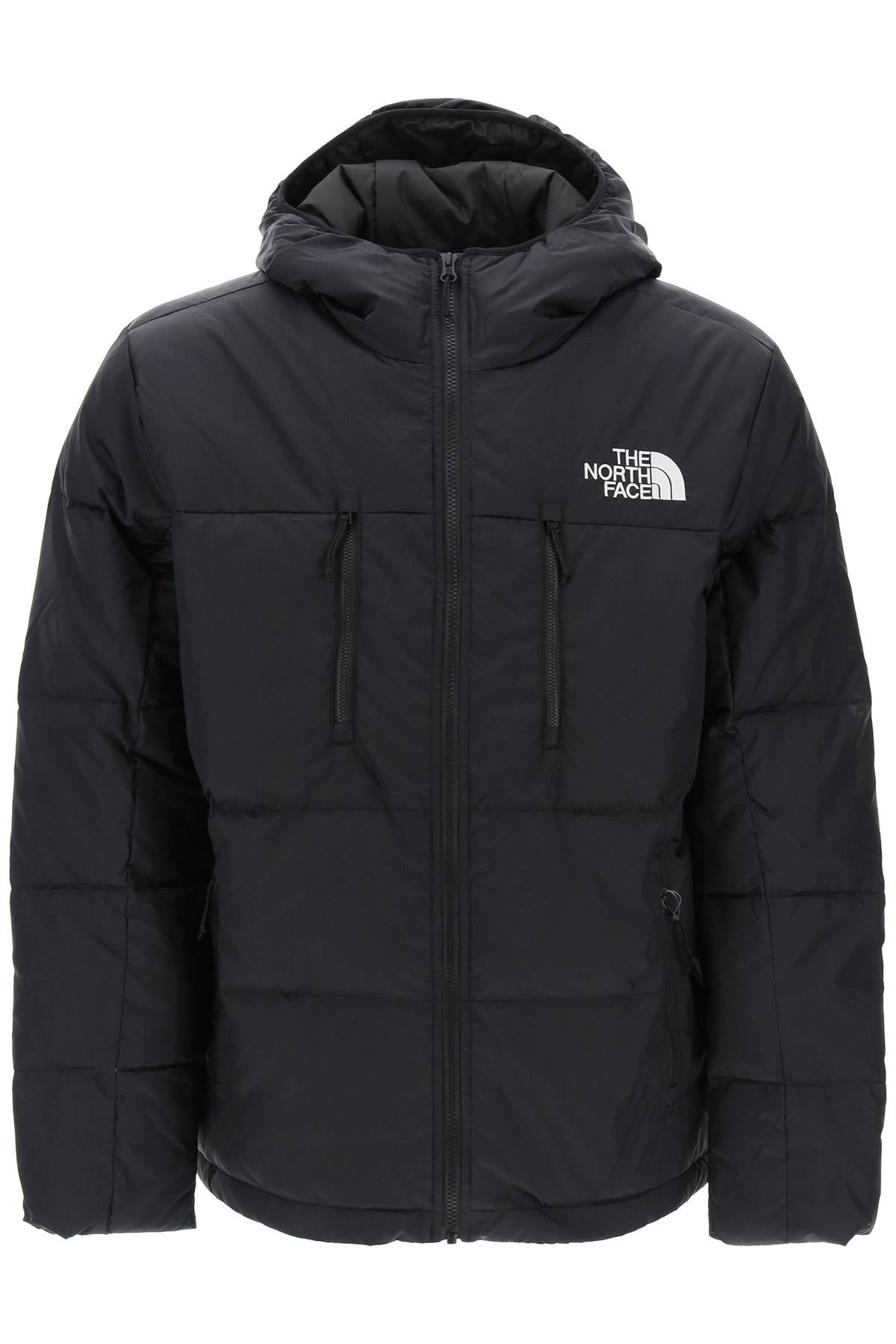 The north face himalayan short hooded down jacket