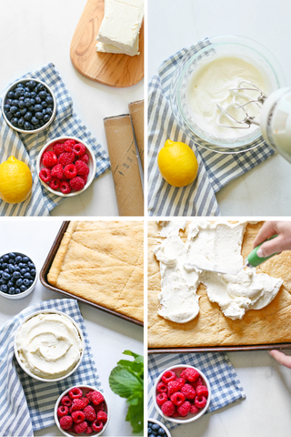 Fruit Cream Dessert Bites