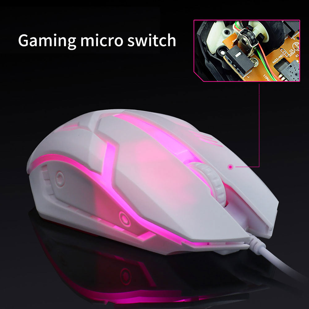 Ergonomic Wired Gaming Mouse Button LED DPI USB Computer