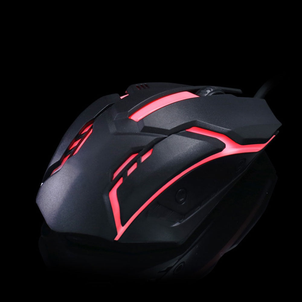 Ergonomic Wired Gaming Mouse Button LED DPI USB Computer