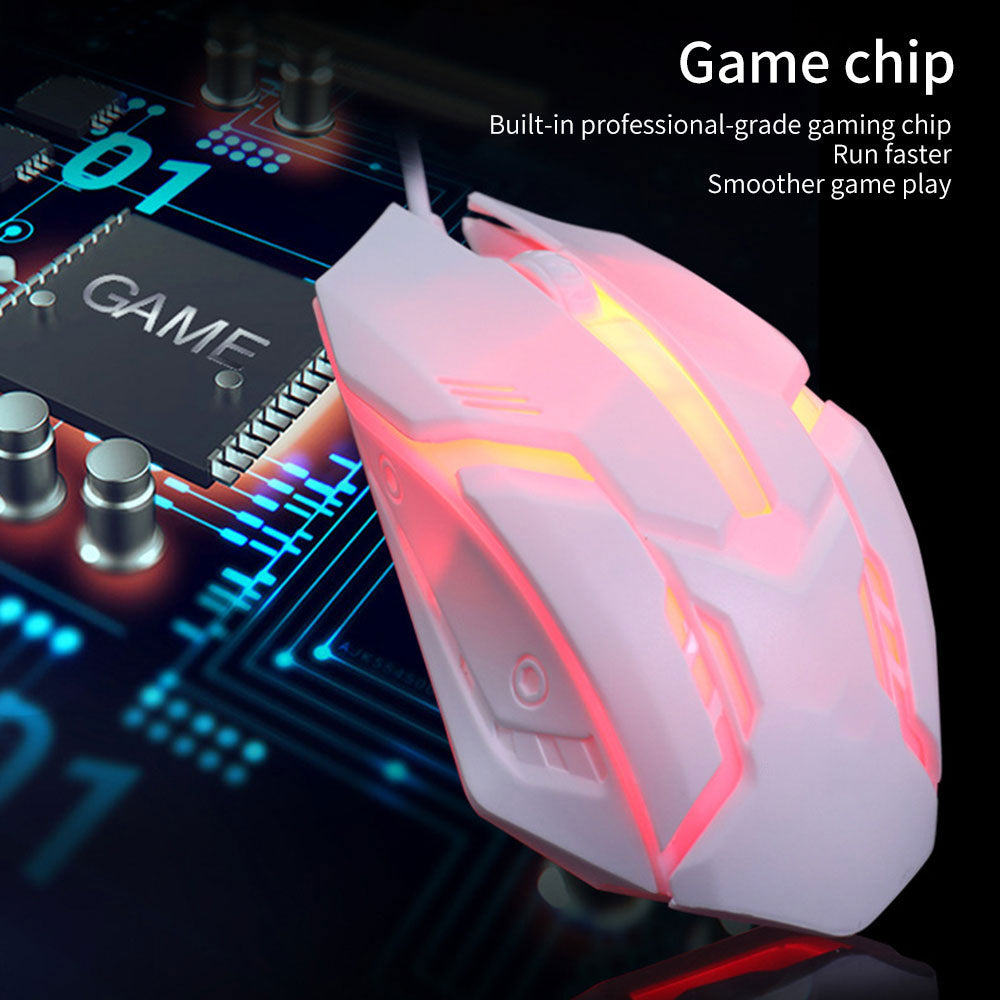 Ergonomic Wired Gaming Mouse Button LED DPI USB Computer