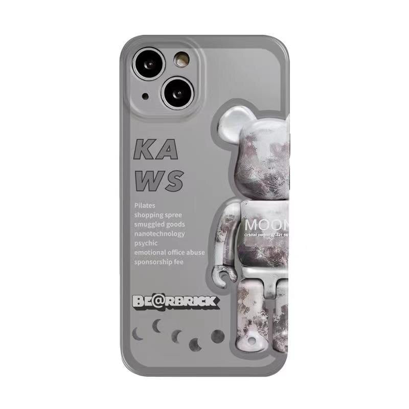 Fashion Bear Case For iPhone Violent Bear Mobile Phone Cover IMD Craft For iPhone
