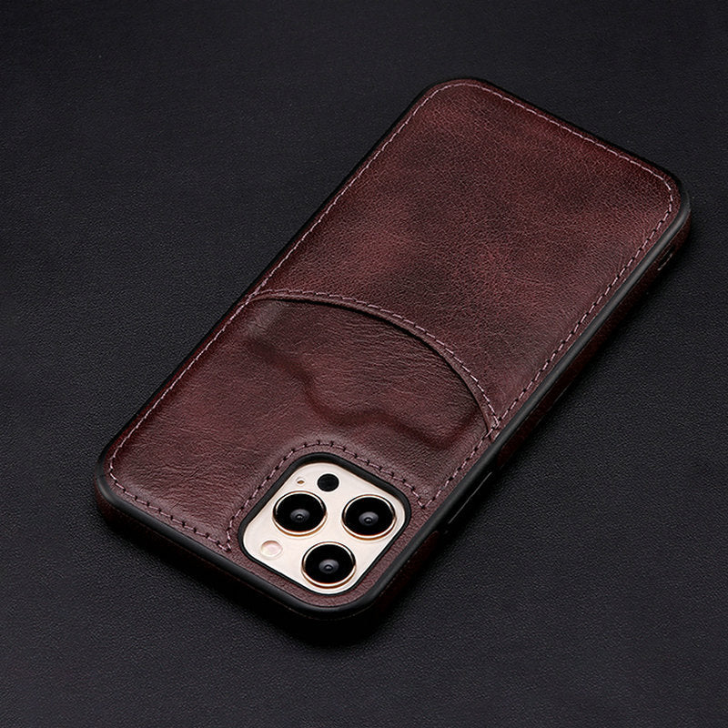 Luxury PU Leather Case With Wallet Credit Card Slot Case for IPhone
