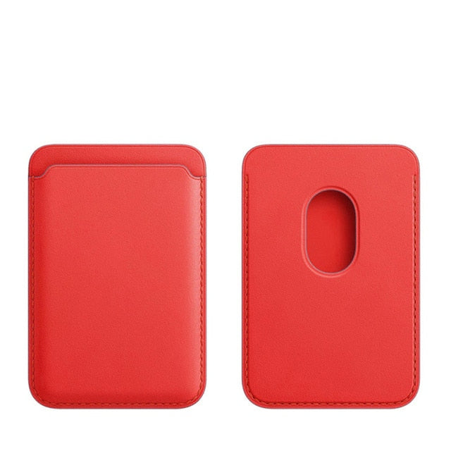 For Magsafe Leather Wallet Case For APPLE iPhone Cover Accessories