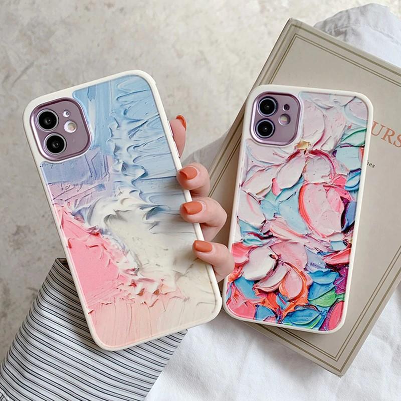 3D Effect Oil Painting iPhone Case