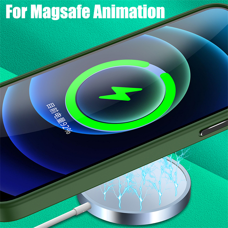 Original Translucent Matte For Magsafe Magnetic Wireless Charging Case