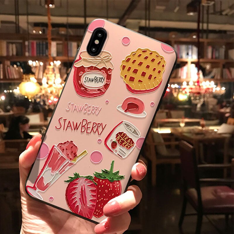 Summer 3D Embossed Phone Case for Samsung