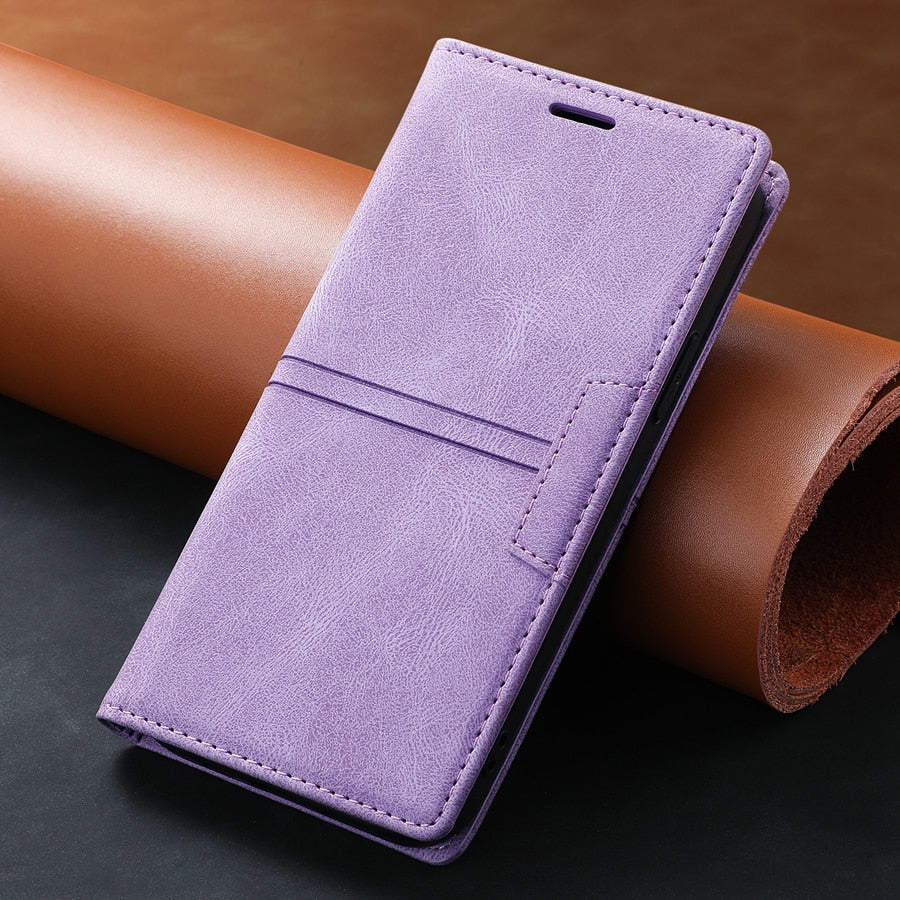 Wallet Leather Case For Samsung Galaxy S22 Ultra S21 Plus