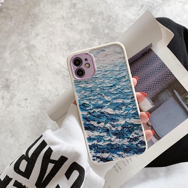 3D Effect Oil Painting iPhone Case