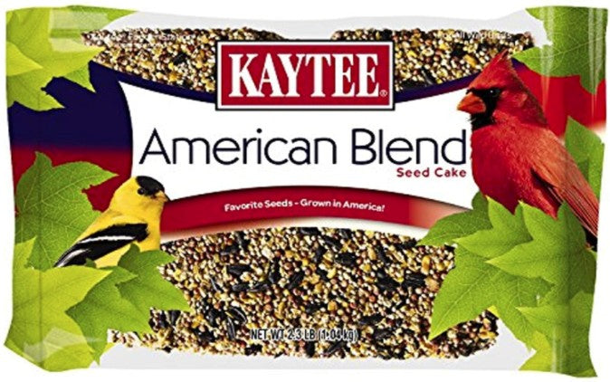 Kaytee American Blend Seed Cake with Favorite Seeds Grown In America For Wild Birds