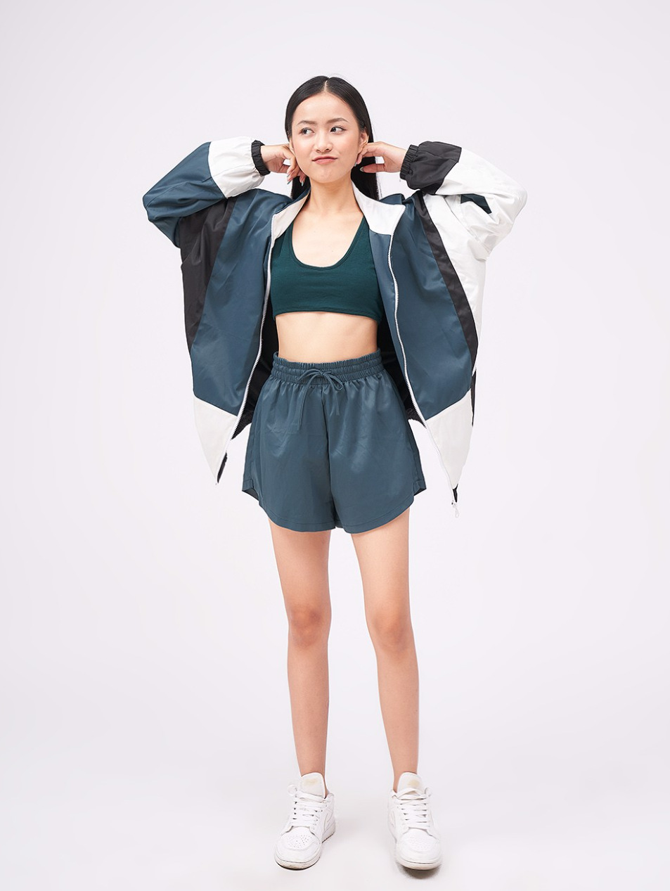 Dottie Parachute Fabric Short Q0234 - Gu Fashion | Vietnam Fashion Store