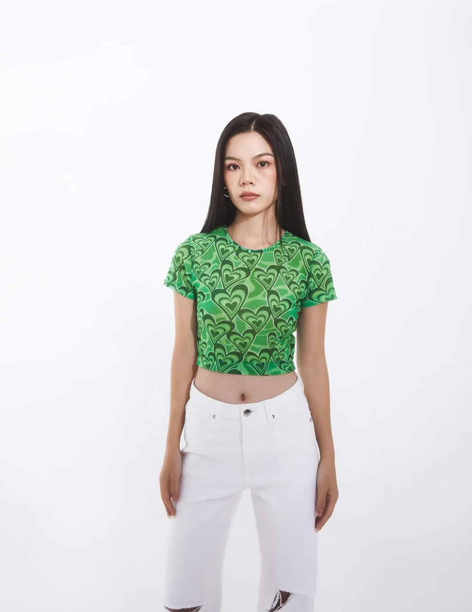 Dottie Hearty Croptop T0556 - Gu Fashion | Vietnam Fashion Store