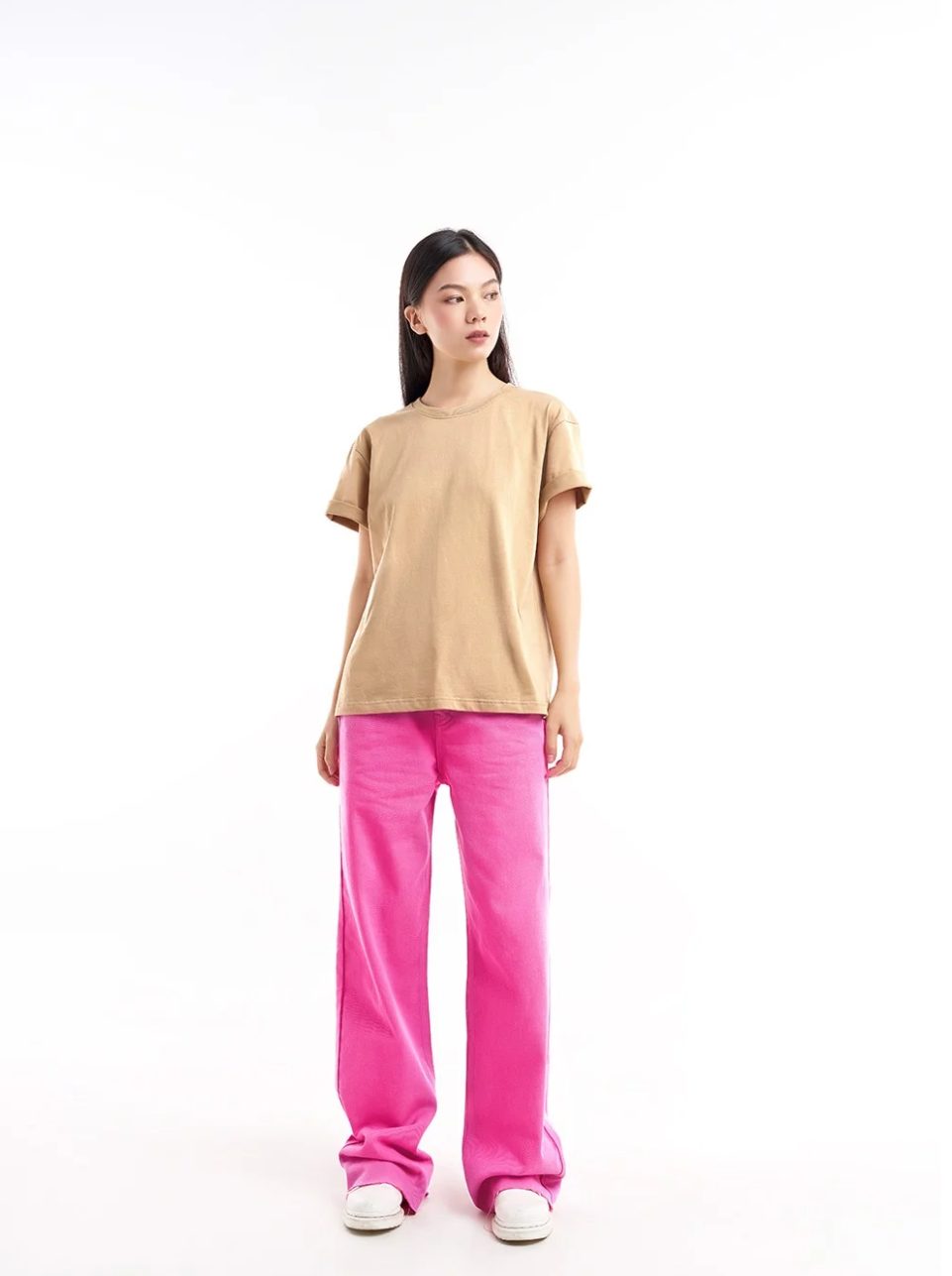 Dottie Round Neck Top T0523 - Gu Fashion | Vietnam Fashion Store