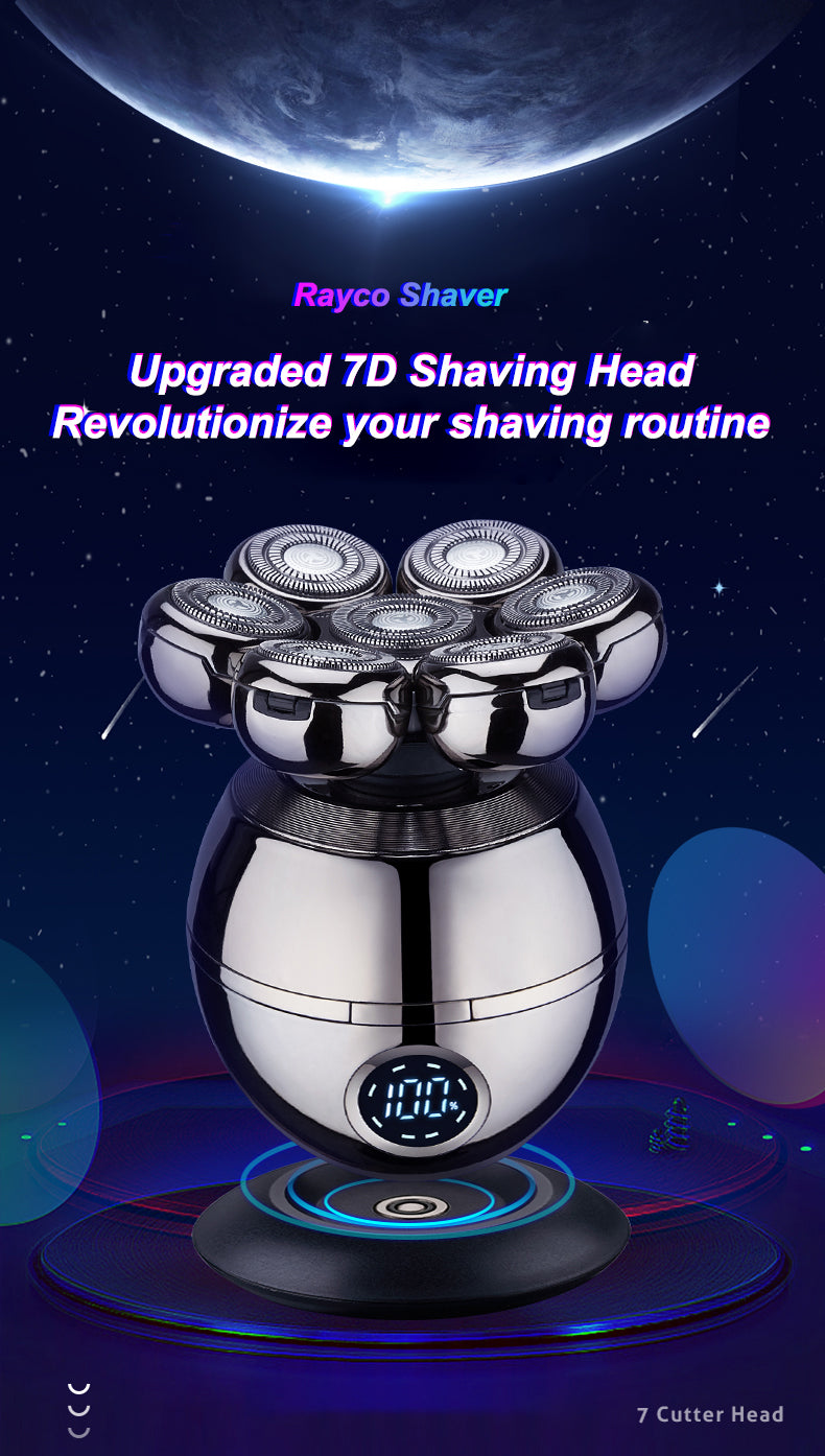 Rayco Shaver upgraded 7D head shaver and detachable 6-in-1 electric razor10