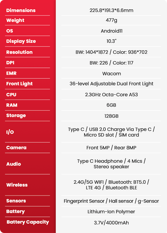 Bigme inkNote Color tablet, the world's first color E-Ink tablet with cameras26