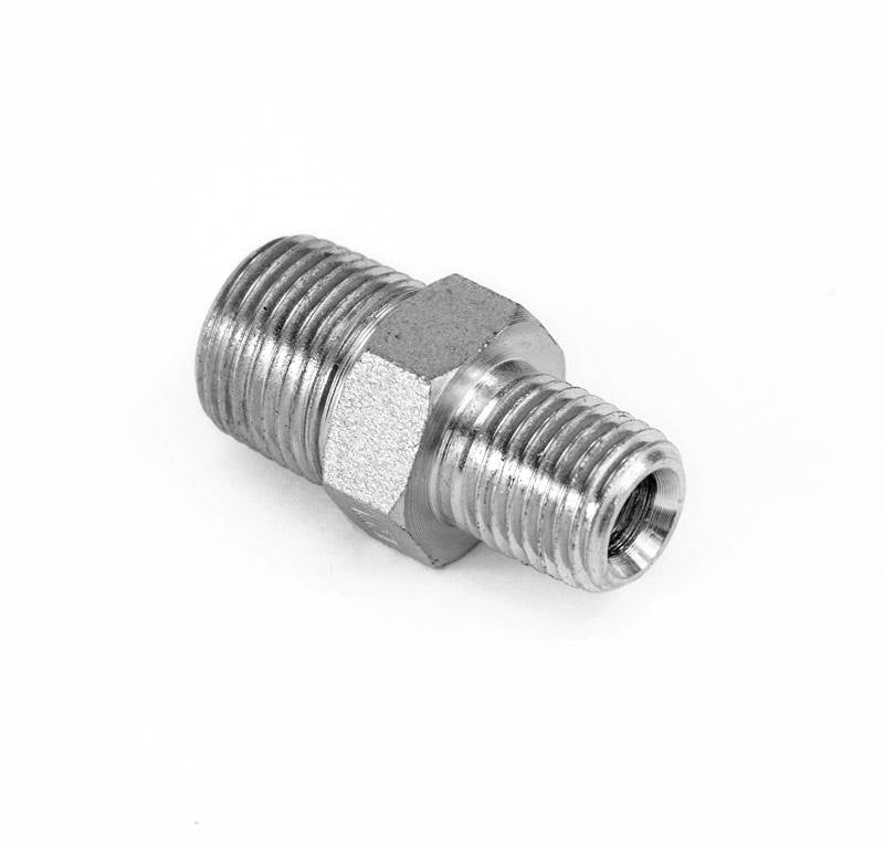 3/8 Inch NPT x 1/4 Inch NPT Straight Fitting Male/Male Nitrous Outlet - Nitrous Outlet - 00-01104