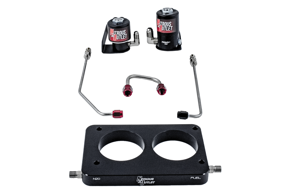 05-10 4.6L 3V Mustang GT Hard-line Plate System Gas/E85 5-55psi 50-200 HP No Bottle Nitrous Outlet - Nitrous Outlet - 00-10143-00