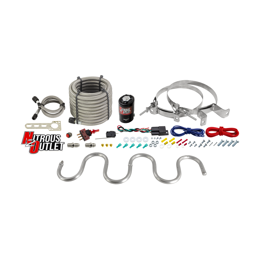 Intercooler Chiller System 19x5 Inch Snake Style No Bottle Nitrous Outlet - Nitrous Outlet - 00-10300-00