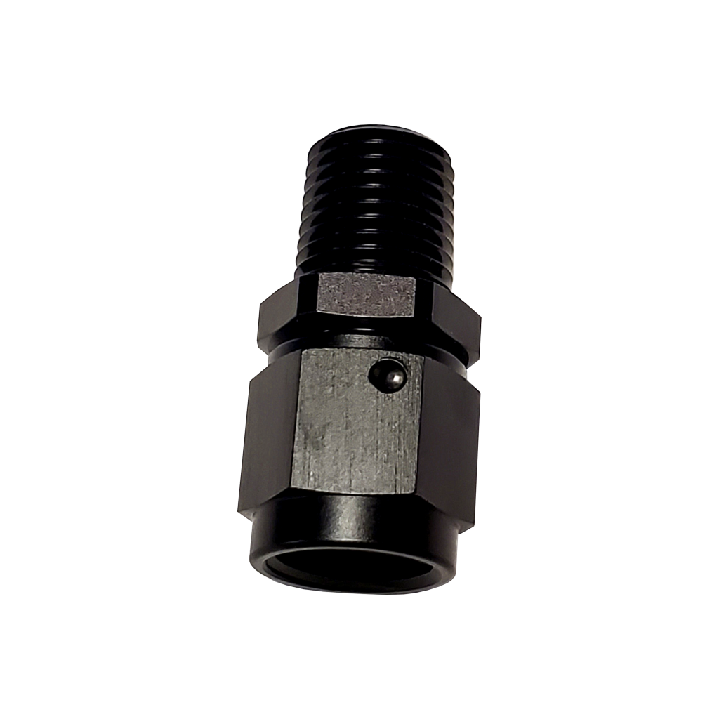 Straight Swivel Fitting 1/4 Inch NPT x 6AN Male/Female Nitrous Outlet - Nitrous Outlet - 00-12535