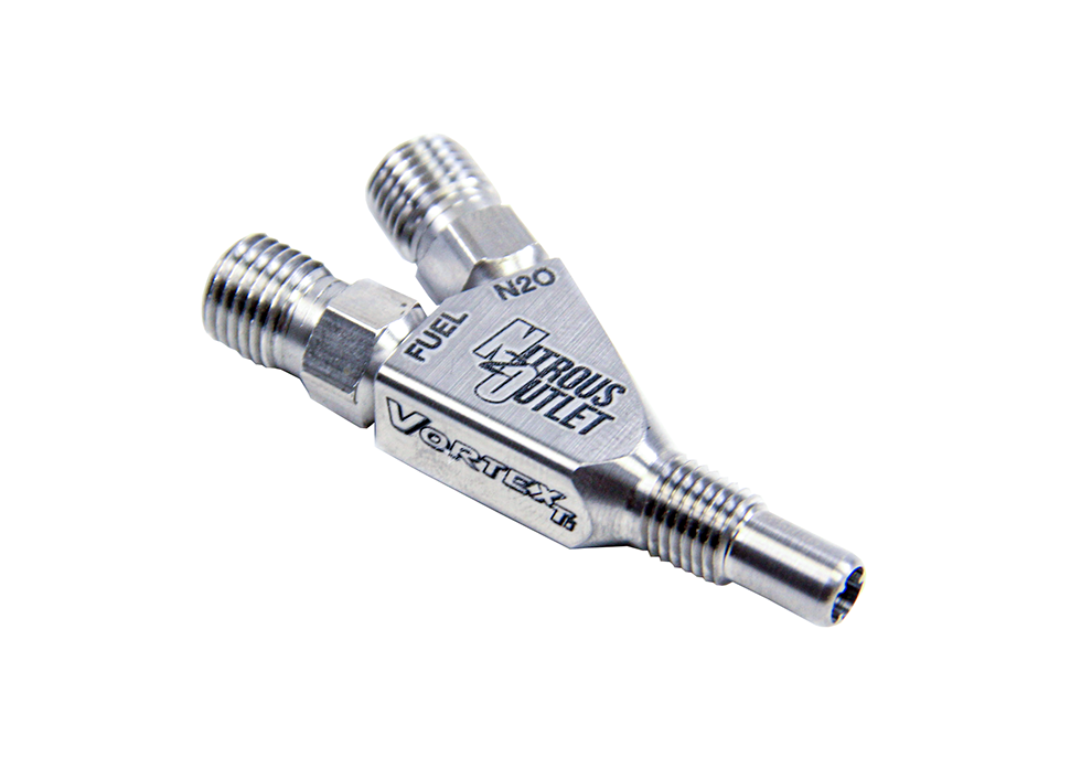 Vortex Ti 1/16 Inch NPT Wet Nitrous Nozzle Straight Annular Discharge Titanium Nitrous Outlet - Nitrous Outlet - 00-40011