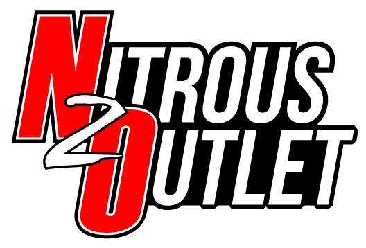 Nitrous Outlet Promotional Sticker Die Cut Red/White/Black Outline 6 X 4 Inch Nitrous Outlet - Nitrous Outlet - 00-57010