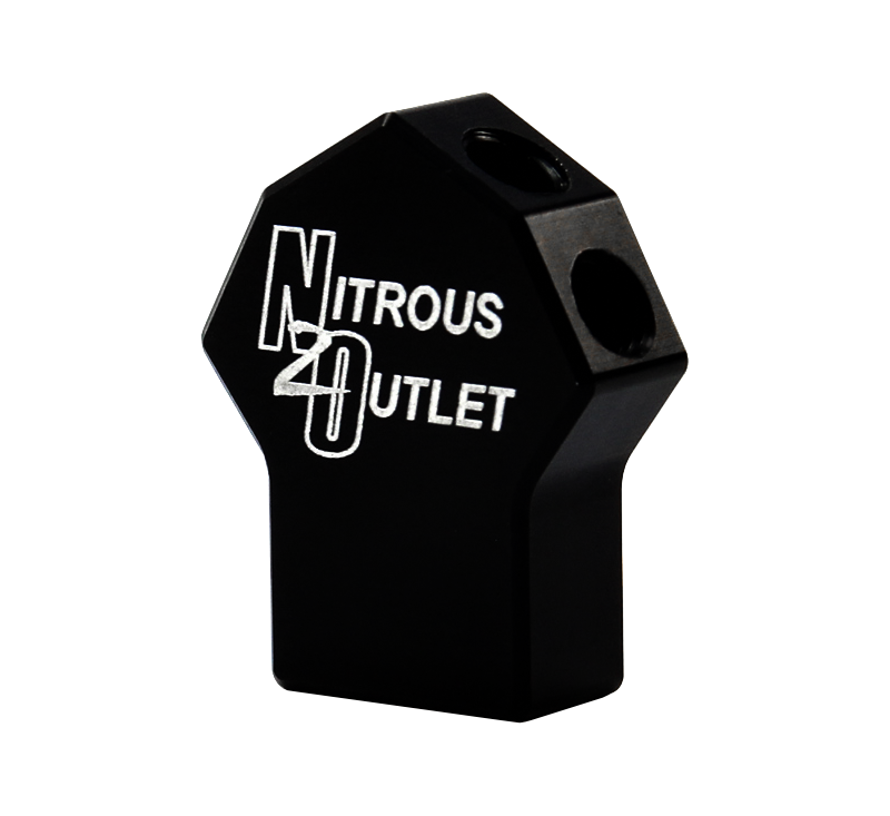 Powersports 1 In 4 Out Distribution Block 1/8 Inch NPT Inlet 5-16/24 Inch Outlets Nitrous Outlet - Nitrous Outlet - 50-01724